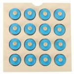 Drevená stolová puzzle hra na pamäť + 4 karty – Obrázok 2