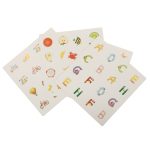 Drevená stolová puzzle hra na pamäť + 4 karty – Obrázok 6