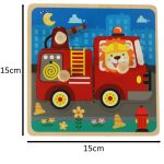 Drevené puzzle hasičský zbor