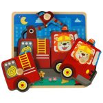Drevené puzzle hasičský zbor – Obrázok 2