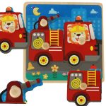 Drevené puzzle hasičský zbor – Obrázok 6