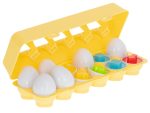 Vzdelávacie puzzle triedič zápas vajíčka tvary 12ks – Obrázok 6