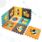 Penová podložka na puzzle pre deti 9 el. farebné zvieratká 85cm x 85cm x 1cm – Obrázok 7