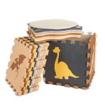 Penová podložka na puzzle / ohrádka 36el. dinosaury 143cm x 143cm x1cm – Obrázok 3