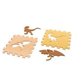 Penová podložka na puzzle / ohrádka 36el. dinosaury 143cm x 143cm x1cm – Obrázok 12