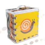 Penová podložka na puzzle / ohrádka pre deti 25ks farebných zvierat 114cm x 114cm x 1cm – Obrázok 2