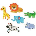 Puzzle v plechovke safari zvieratá 25 puzzle – Obrázok 2