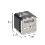 Nabíjateľné prenosné rádio Bluetooth LCD reproduktor TD-V26 – Obrázok 11