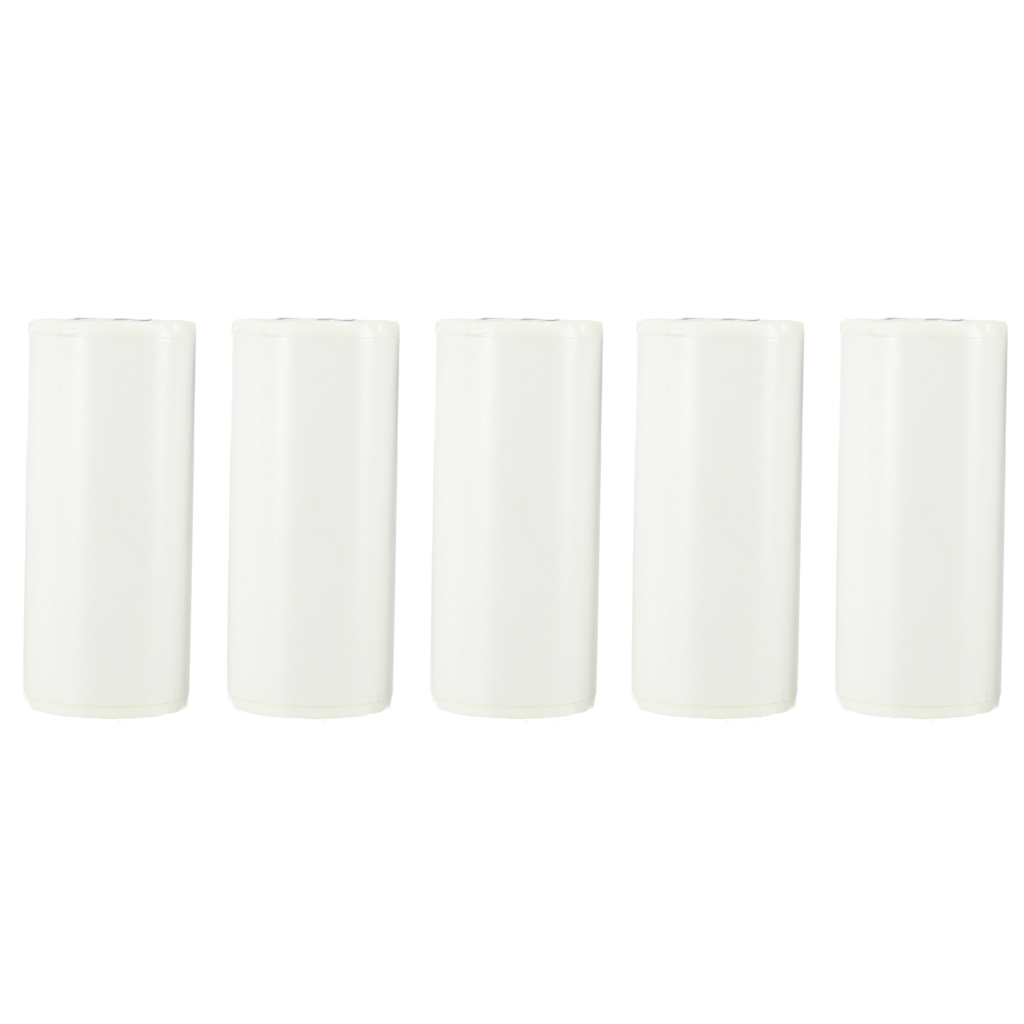Rolki-papier-wklad-samoprzylepny-termiczny-do-mini-drukarki-5-7cmx4-5m-5-sztuk-141776 Termálne samolepiace papierové rolky pre mini tlačiarne 5,7 cmx4,5 m 5 kusov – Obrázok 1