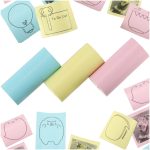 Rolky termálneho papiera pre mini tlačiareň 5,7 cmx3 m 3 ks farebné – Obrázok 4