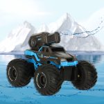 RC auto jazdiace na vode vodotesné modré – Obrázok 16