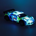 RC športové auto modré a zelené – Obrázok 4