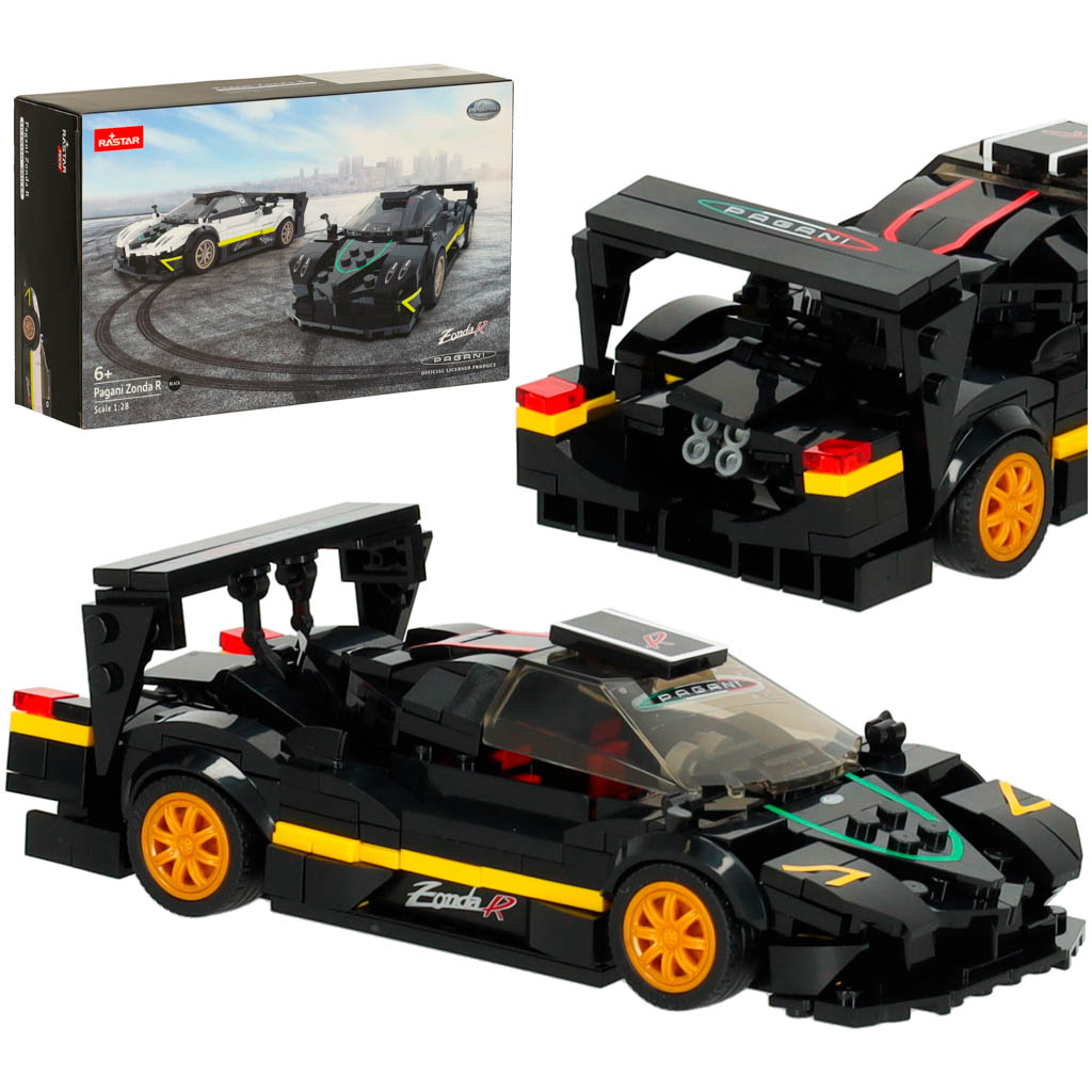 Samochod-Rastar-93900-B-pagani-Zonda-R-1-28-klocki-387-el-163676 RC auto 1:28 {agani Zonda R bloky – Obrázok 1