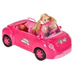 Bábika auto kabriolet ružová 4 el. – Obrázok 8