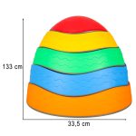 Senzorická cesta riečne kamene pre rovnováhu školenia podlaha je láva hrať 5ks – Obrázok 13