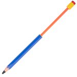 Striekačková vodná pumpa ceruzka 54cm modrá – Obrázok 5