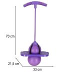 Detský pogo balančný sveter fialový – Obrázok 11