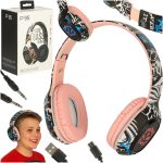 Bezdrôtové slúchadlá do uší Bluetooth Gaming Sport pink