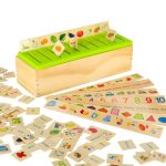 Drevený triedič puzzle zodpovedajúce obrázky – Obrázok 12