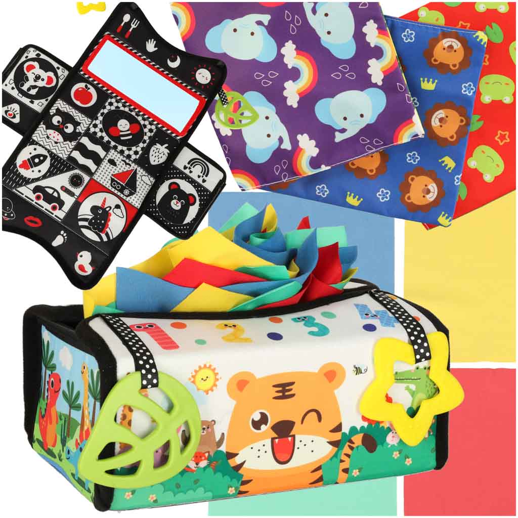 Sorter-pudelko-z-chusteczkami-sensoryczne-montessori-mata-2w1-170677 Sorter senzorických utierok box montessori mat 2v1 – Obrázok 1