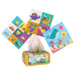 Sorter tkanivá box zmyslové montessori plyšové čísla písmená – Obrázok 7