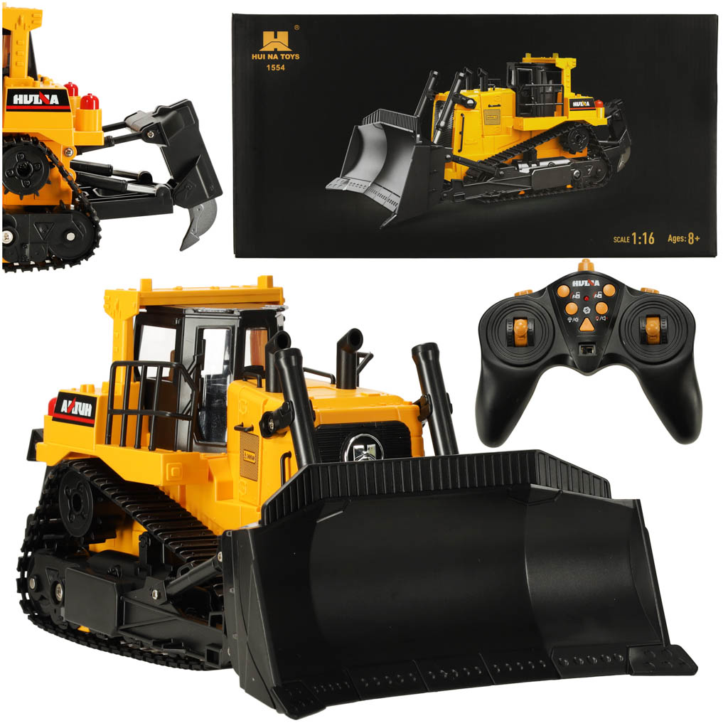 Spychacz-buldozer-zdalnie-sterowany-na-pilota-RC-H-Toys-1554-2-4GHz-1-16-142093 Buldozér RC H-Toys 1554 2,4 GHz 1:16 – Obrázok 1