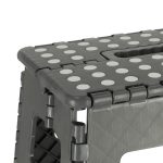 Nekĺzavá skladacia stolička 22 cm tmavo sivá – Obrázok 4