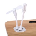 Stolík na notebook skladací stojan na posteľ USB