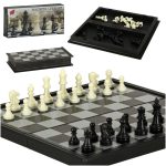 Magnetická šachová dáma puzzle hra