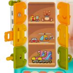 Senzorická manipulačná tabuľa montessori montessori kľučky medvedík XXL svetlo zvuk – Obrázok 10