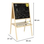 Tabuľa na suché vymazávanie 37x48x90 prírodná – Obrázok 7