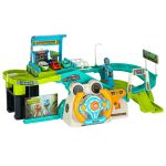 Parkovacia garáž s autodráhou dinosaurus 4 autá – Obrázok 2