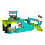 Parkovacia garáž s autodráhou dinosaurus 4 autá – Obrázok 3