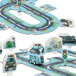 Policajná autodráha puzzle 47 el. – Obrázok 7