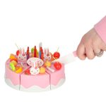 Kuchyňa na krájanie narodeninovej torty 75 el. ružová – Obrázok 6