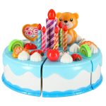 Kuchyňa na krájanie narodeninovej torty 80 el. Modrá – Obrázok 3