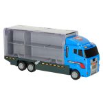 Transportér TIR launcher + kovové autá polície – Obrázok 7