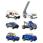 Transportér TIR launcher + kovové autá polície – Obrázok 10