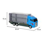 Transportér TIR launcher + kovové autá polície – Obrázok 11