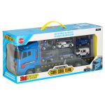 Transportér TIR launcher + kovové autá polície – Obrázok 12
