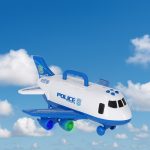 Lietadlo Transporter + 3 policajné autá – Obrázok 12