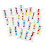 Vzdelávacie puzzle farebné montessori loptičky – Obrázok 4
