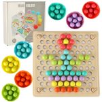 Vzdelávacie montessori mozaiky s guličkami 77el. – Obrázok 10