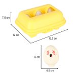 Vzdelávacie puzzle zodpovedajúce tvarom vajíčok montessori zvieratá 6 ks – Obrázok 13