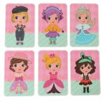 Magnetické puzzle obliekajúce bábiku 51el. – Obrázok 5