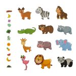 Magnetické puzzle safari zvieratá 47el. – Obrázok 5