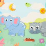 Magnetické puzzle safari zvieratá 47el. – Obrázok 6