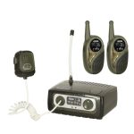 Vysielačky Walkie Talkie s ústredňou pre deti khaki – Obrázok 2