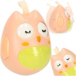 Bublinky sovy zmyselne kývajúce sa na ružovo