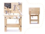 Drevená dielňa s náradím na stole DIY set – Obrázok 5